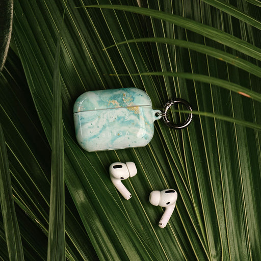 Uluwatu Waves - Teal AirPods Pro Case 5