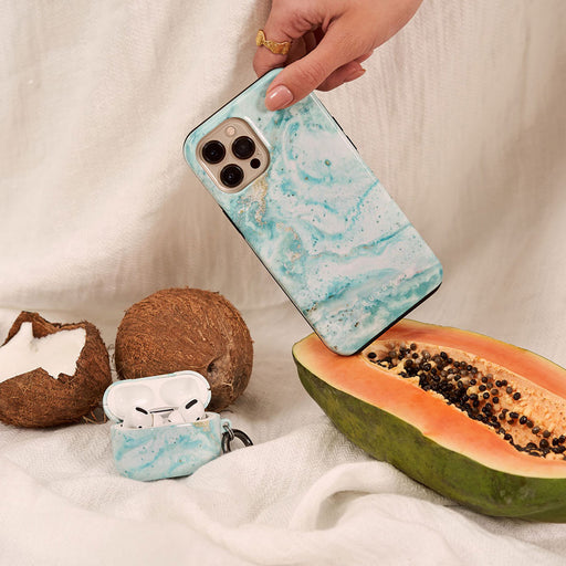 Uluwatu Waves - Teal AirPods Pro Case 6