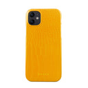 Canary Yellow - Snake Skin iPhone 12 Mini Case 1