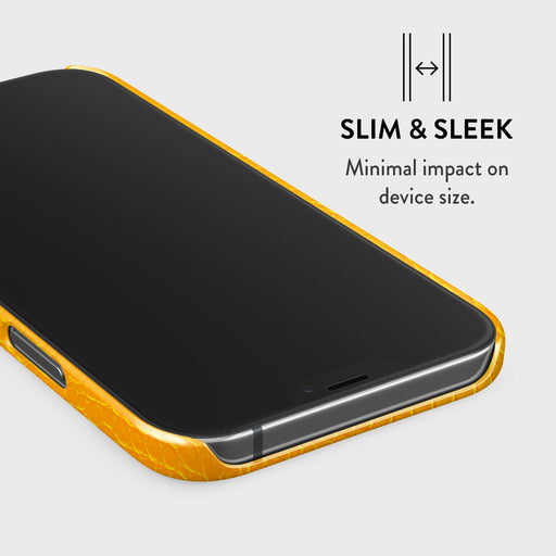 Canary Yellow - Snake Skin iPhone 12 Mini Case 4