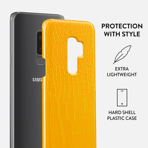 Canary Yellow - Snake Skin Samsung Galaxy S9 Plus Case 2