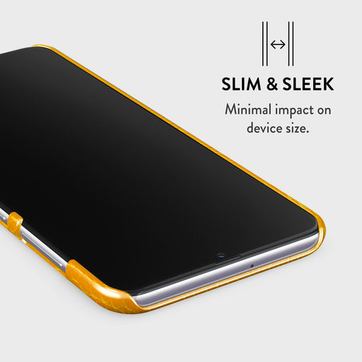 Canary Yellow - Snake Skin Samsung Galaxy A40 Case 4