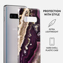 Purple Skies - Marble Samsung Galaxy S10 Plus Case 2