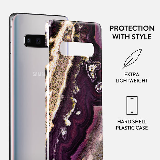 Purple Skies - Marble Samsung Galaxy S10 Plus Case 2