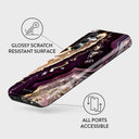 Purple Skies - Marble Samsung Galaxy A54 Case 3