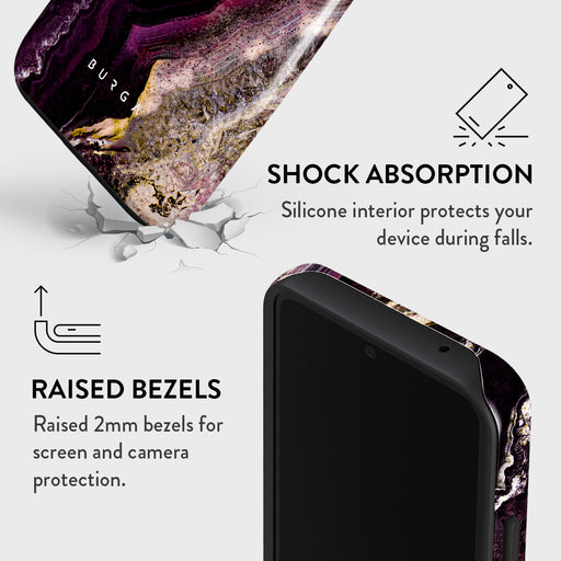 Purple Skies - Marble Samsung Galaxy A54 Case 4
