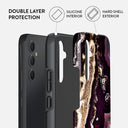 Purple Skies - Marble Samsung Galaxy A34 Case 2