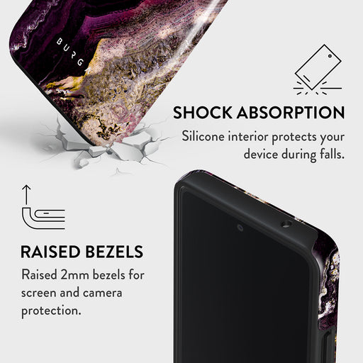 Purple Skies - Marble Samsung Galaxy A33 Case 4