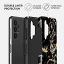 Make A Wish - Gold Marble Samsung Galaxy A32 5G Case 2