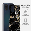 Make A Wish - Gold Marble Samsung Galaxy A21s 4G Case 2
