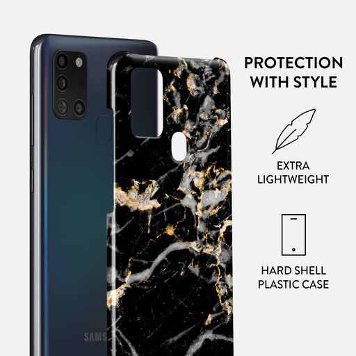 Make A Wish - Gold Marble Samsung Galaxy A21s 4G Case 2