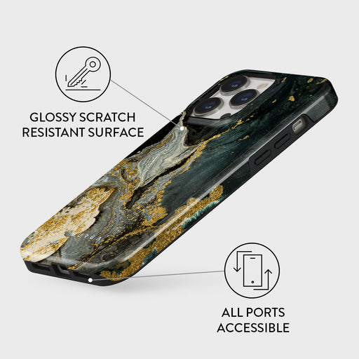 Northern Lights - Marble iPhone 13 Pro Max Case 7