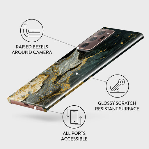 Northern Lights - Marble Samsung Galaxy Note 20 Ultra 4G / 5G Case 3