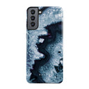 Frozen Lake - Gray Marble Samsung Galaxy S21 Case