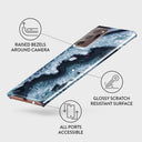 Frozen Lake - Gray Marble Samsung Galaxy Note 20 Ultra 4G / 5G Case 3