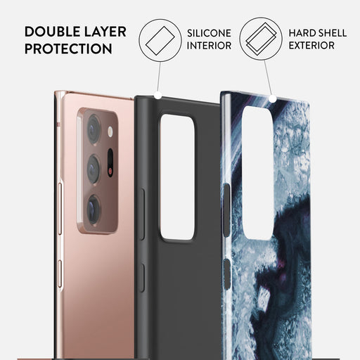 Frozen Lake - Gray Marble Samsung Galaxy Note 20 Ultra 4G / 5G Case 6