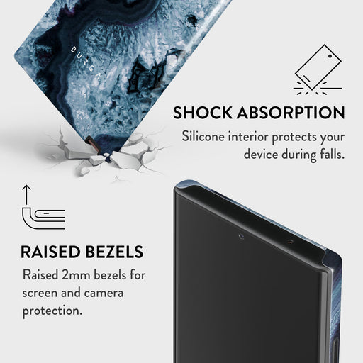 Frozen Lake - Gray Marble Samsung Galaxy Note 20 Ultra 4G / 5G Case 8