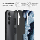 Frozen Lake - Gray Marble Samsung Galaxy A14 5G Case 2