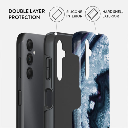 Frozen Lake - Gray Marble Samsung Galaxy A14 5G Case 2
