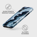 Frozen Lake - Gray Marble Samsung Galaxy A14 5G Case 3