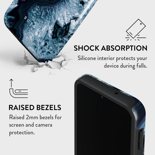 Frozen Lake - Gray Marble Samsung Galaxy A14 5G Case 4