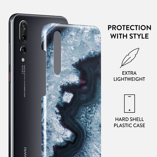 Frozen Lake - Gray Marble Huawei P20 Case 2