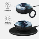 Frozen Lake - Gray Marble Samsung Galaxy Buds Pro Case 3