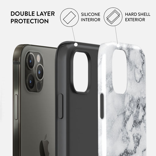 White Winter - Classy Marble iPhone 12 Pro Case 6