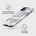 White Winter - Classy Marble iPhone 12 Pro Case 7