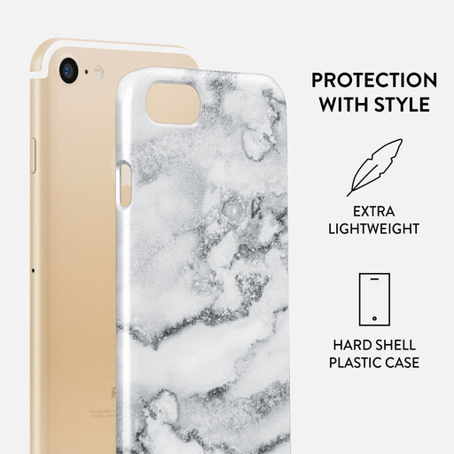 White Winter - Classy Marble iPhone SE (2020) Case 2