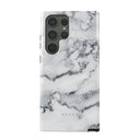 White Winter - Classy Marble Samsung Galaxy S23 Ultra Case 5
