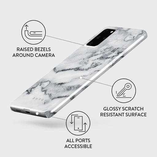 White Winter - Classy Marble Samsung Galaxy S20 Plus 4G / 5G Case 3
