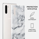 White Winter - Classy Marble Samsung Galaxy Note 10 Case 2