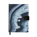 Frozen Lake - Gray Marble Notebook 1
