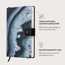Frozen Lake - Gray Marble Notebook 3