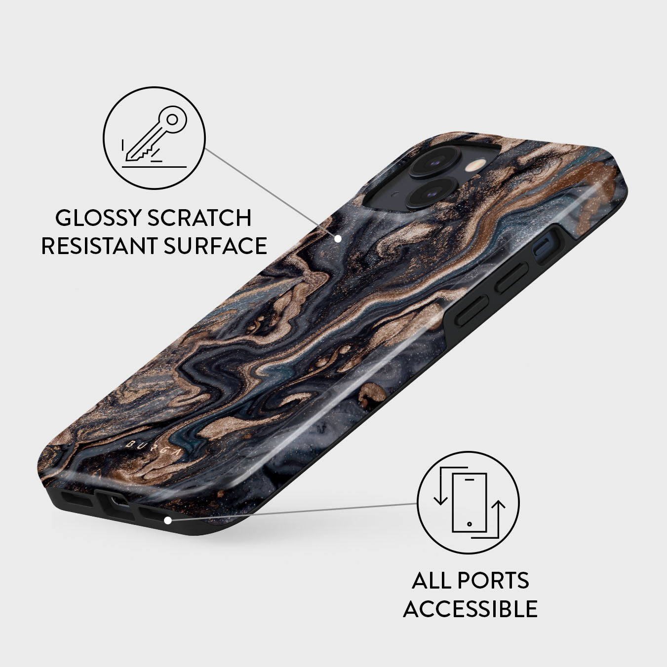 BURGA (ブルガ) Elite Mirror iPhone13ケース Amazon.com: BURGA Case for iPhone 13 Pro - Max Protective
